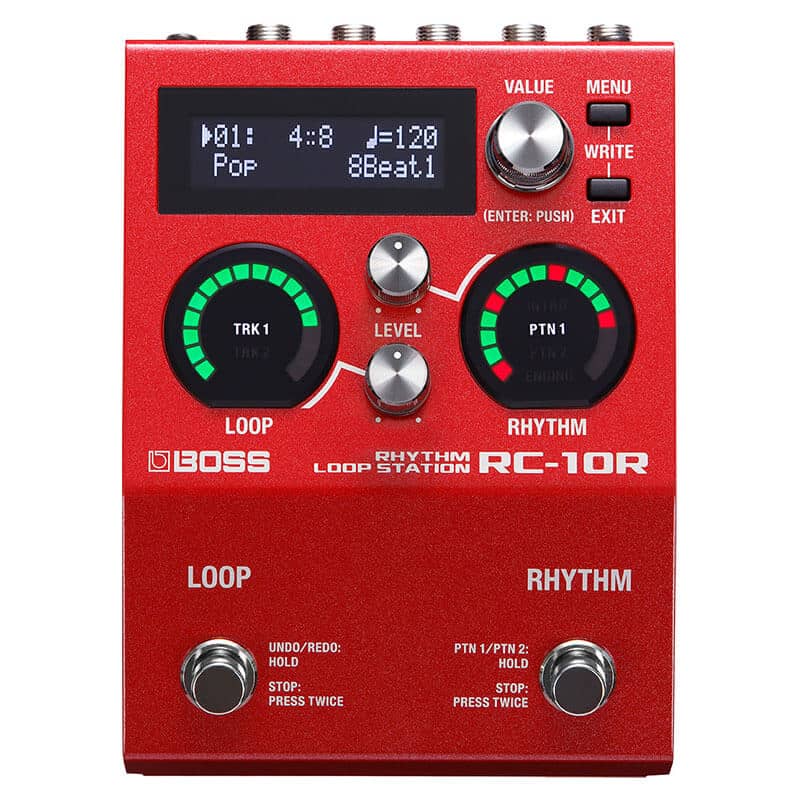 PEDAL GUITARRA BOSS RC-10R LOOPER C/ RITMOS