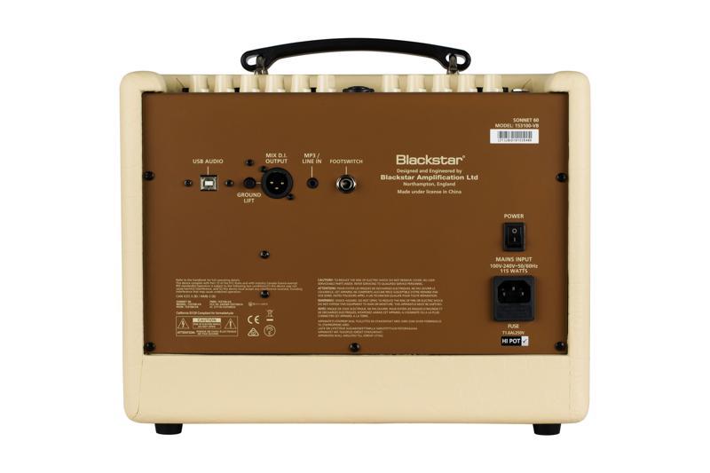 AMPLIFICADOR ACUSTICA BLACKSTAR SONNET 60 BLONDE