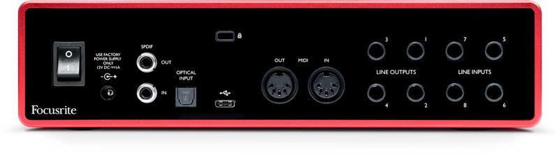 INTERFACE AUDIO FOCUSRITE SCARLETT 18I8