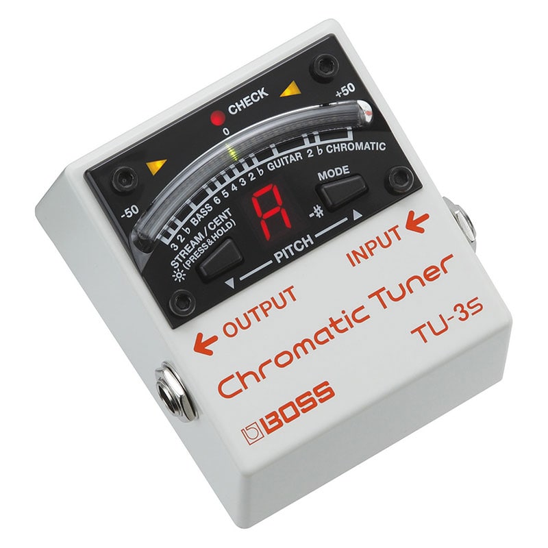 AFINADOR BOSS TU-3S PEDAL CHROMATIC TUNER