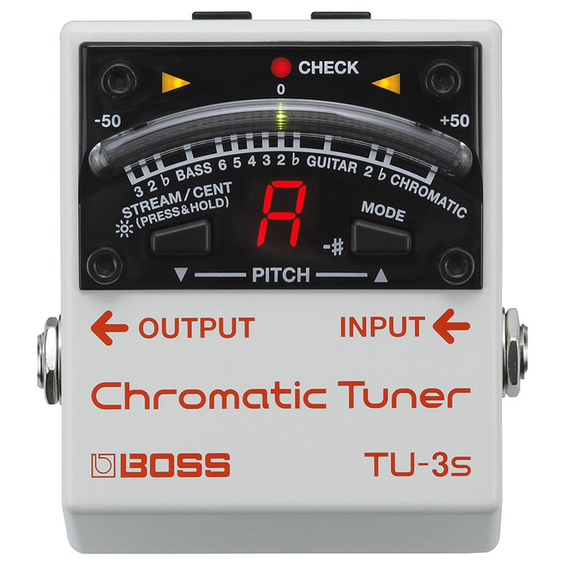 AFINADOR BOSS TU-3S PEDAL CHROMATIC TUNER