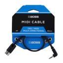 CABLE MIDI BOSS BMIDI-1-35 30CM. DIN<>MINIJACKST