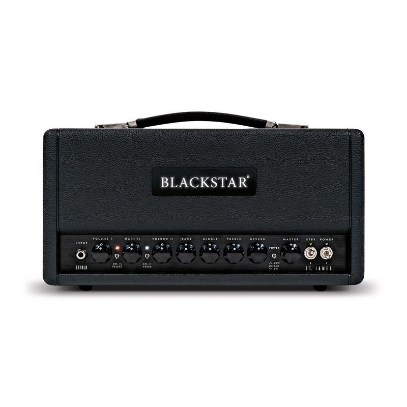 AMPLIFICADOR CABEZAL GUITARRA BLACKSTAR ST, JAMES 50 6L6H - BLACK