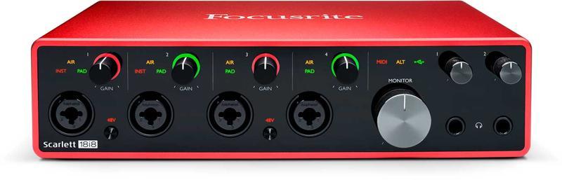 INTERFACE AUDIO FOCUSRITE SCARLETT 18I8