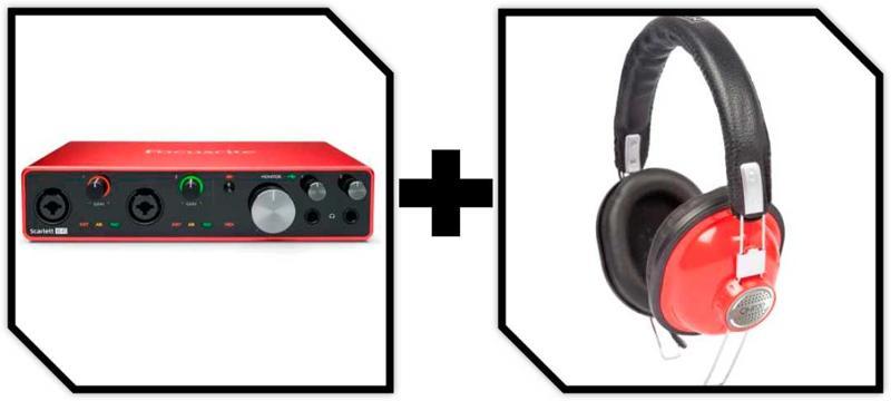 INTERFACE AUDIO FOCUSRITE SCARLETT 8I6 FREE HEADPHONE BU