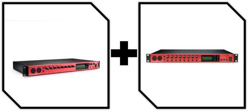 INTERFACE AUDIO FOCUSRITE CLARETT+ 16 PREAMP BUNDLE