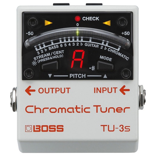 [00000000861] AFINADOR BOSS TU-3S PEDAL CHROMATIC TUNER