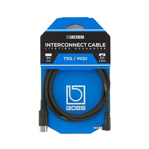 [00000004886] CABLE MIDI BOSS BMIDI-5-35 1,5M. DIN<>MINIJACKST