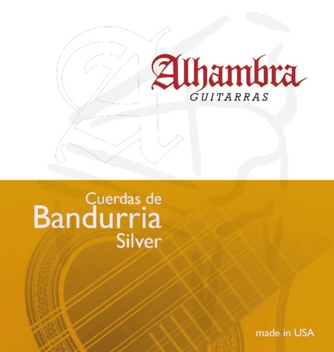 [00000015876] JUEGO CUERDAS BANDURRIA ALHAMBRA SILVER