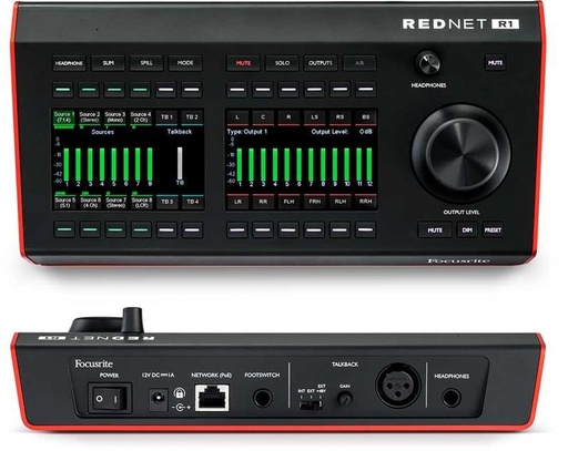 [00000007598] CONTROL REMOTO FOCUSRITE REDNET R1