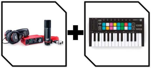 [00000018885] PACK GRABACION FOCUSRITE SCARLETT SCARLETT SOLO STUDIO MINI KEYS