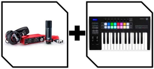 [00000018880] PACK GRABACION FOCUSRITE SCARLETT SCARLETT SOLO STUDIO 25 KEYS PRODUCER BUNDLE