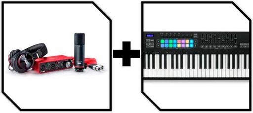 [00000018884] PACK GRABACION FOCUSRITE SCARLETT SCARLETT SOLO STUDIO 88 KEYS PRODUCER BUNDLE